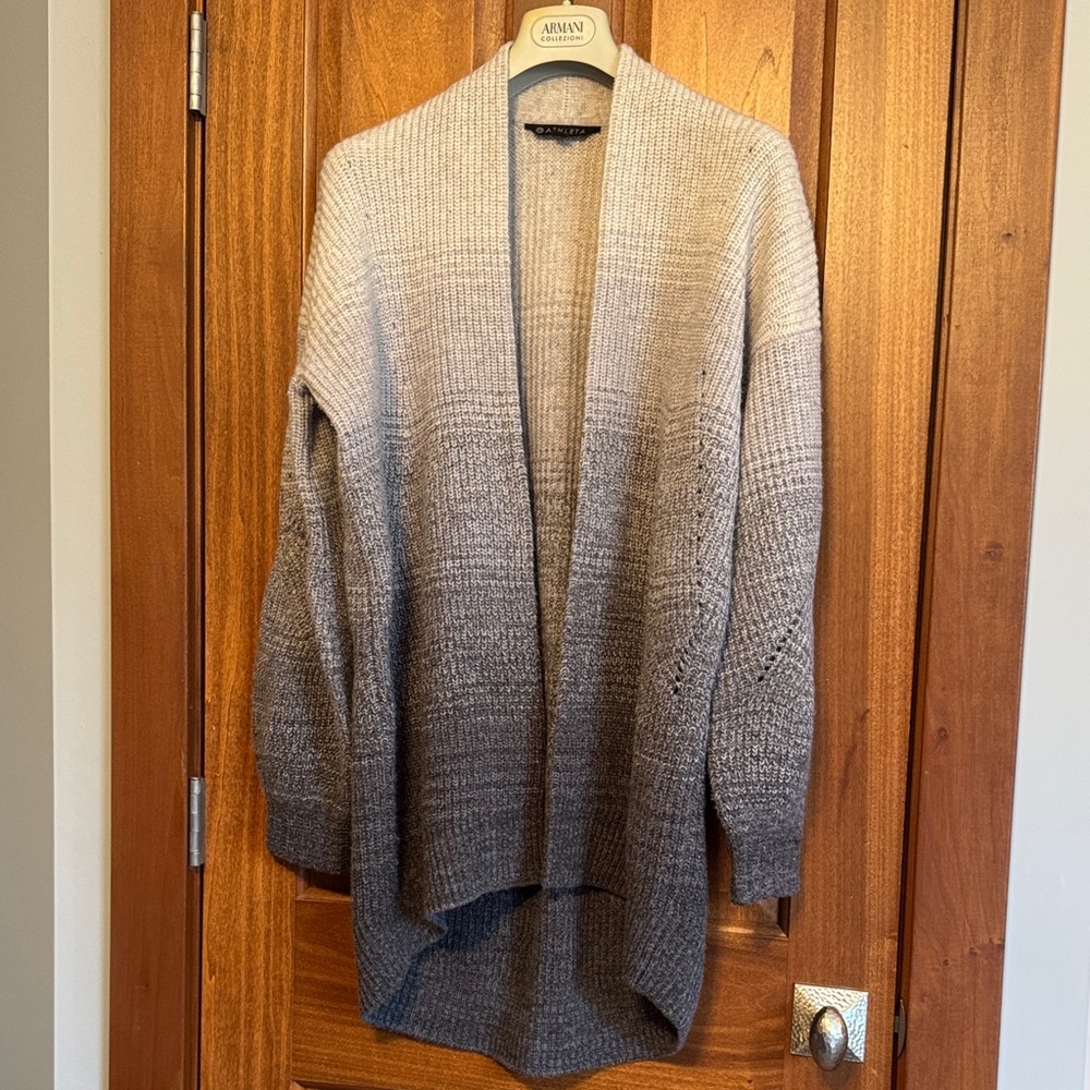 Athleta Women's Gray Ombre Cardigan